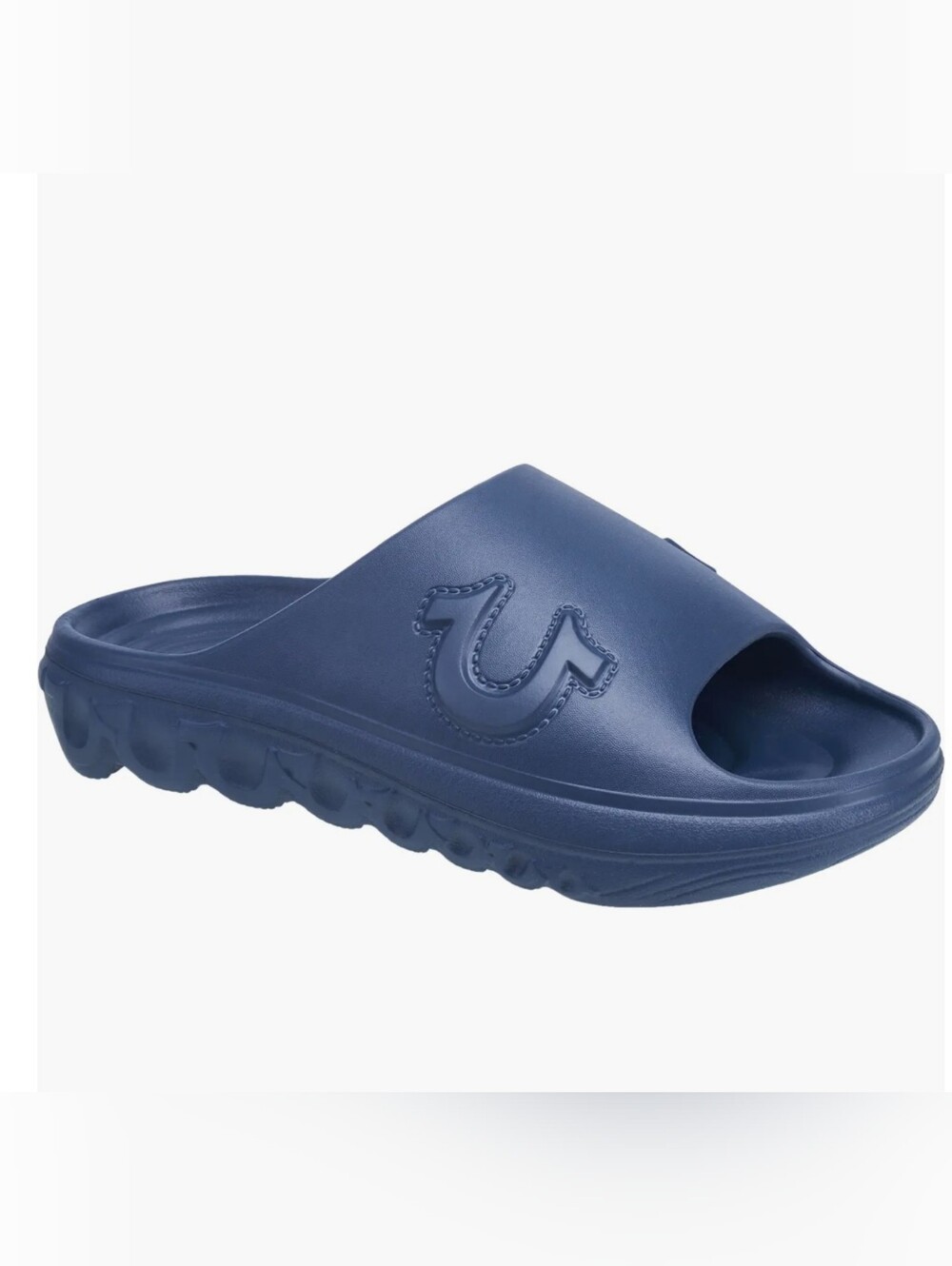 True Religion Tupac Molded Slide ~ Navy Blue | Men's: 9 *NWT